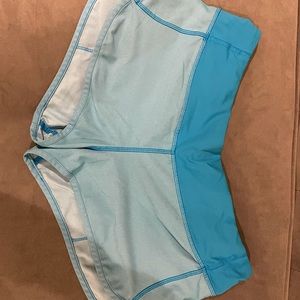 Blue Lululemon shorts size 8